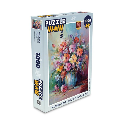 Bild von MuchoWow Puzzle Blumen - Kunst - Malerei - Frühling