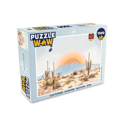 Bild von MuchoWow Puzzle Kakteen - Pflanzen - Natur - Sonne, 1000 Puzzleteile