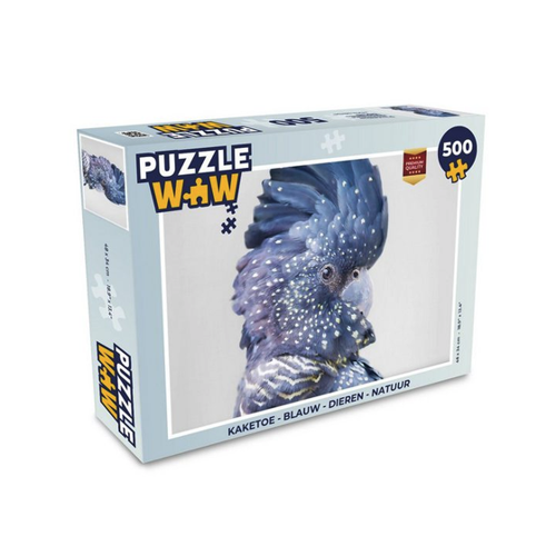 Bild von MuchoWow Puzzle Kakadu – Blau – 500 Puzzleteile