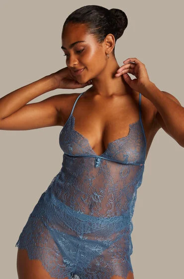 Bild von Hunkemöller Cami Lace Delphine Blau