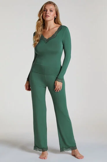Bild von Hunkemöller Pyjama-Set grün