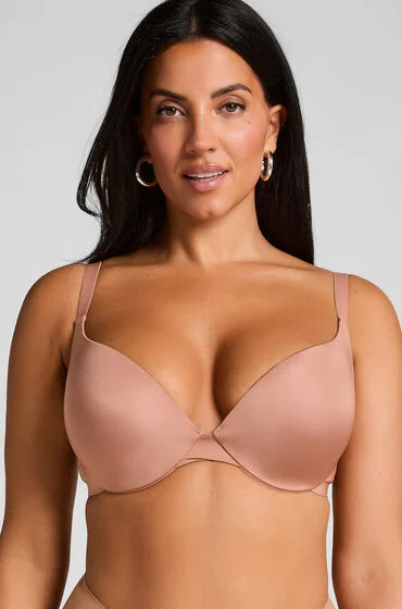 Bild von Hunkemöller Vorgeformter Push-Up-Bügel-BH Smooth Braun