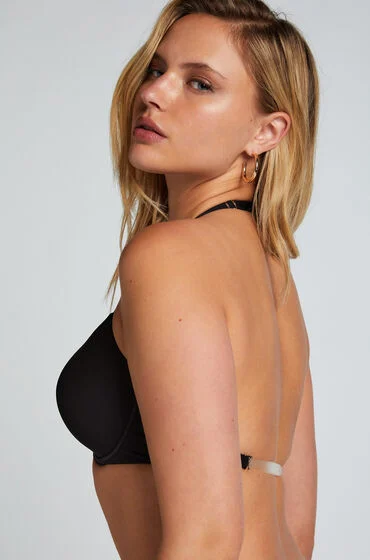 Bild von Hunkemöller Vorgeformter Bügel-BH Transparent Back Multiway Schwarz