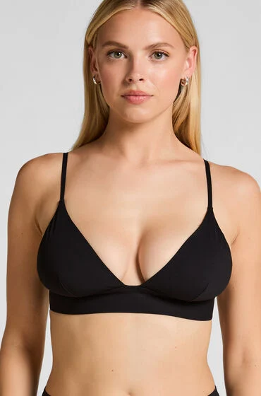 Bild von Hunkemöller Triangel Bralette Smooth Schwarz