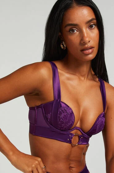Bild von Hunkemöller Vorgeformter Longline-Bügel-BH Elsa Lila