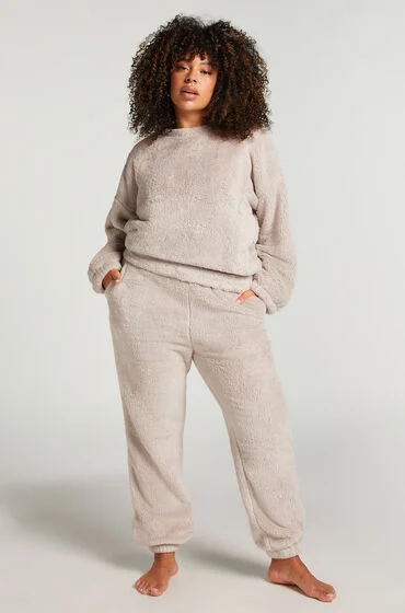 Bild von Hunkemöller Jogginghose aus Fleece Snuggle Grau