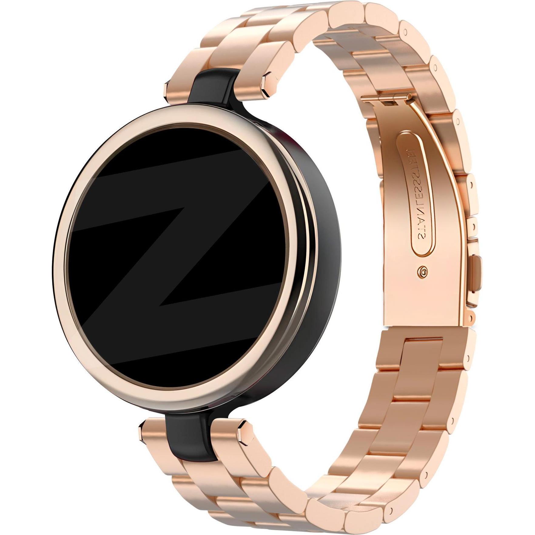 Bild von Bandz Armband (Edelstahl, Lily), Uhrenarmband, Gold, Rosa