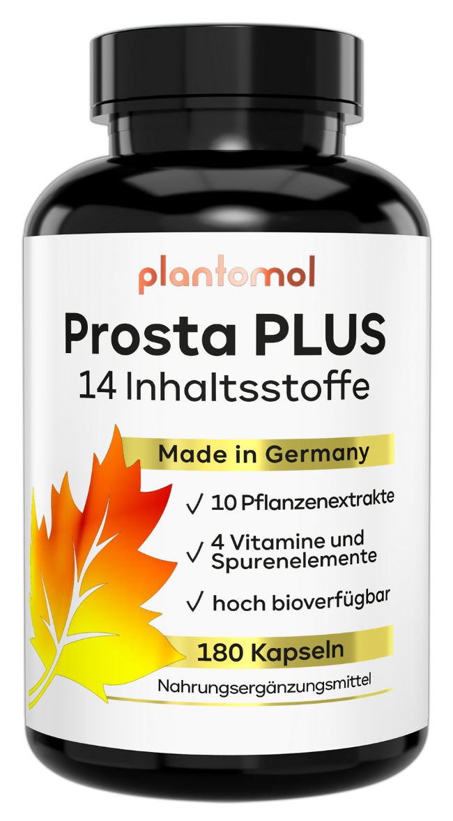 Bild von plantomol® Prosta PLUS - Prostata Komplex mit Kürbiskern Sägepalme Weidenröschen und 11 Weiteren