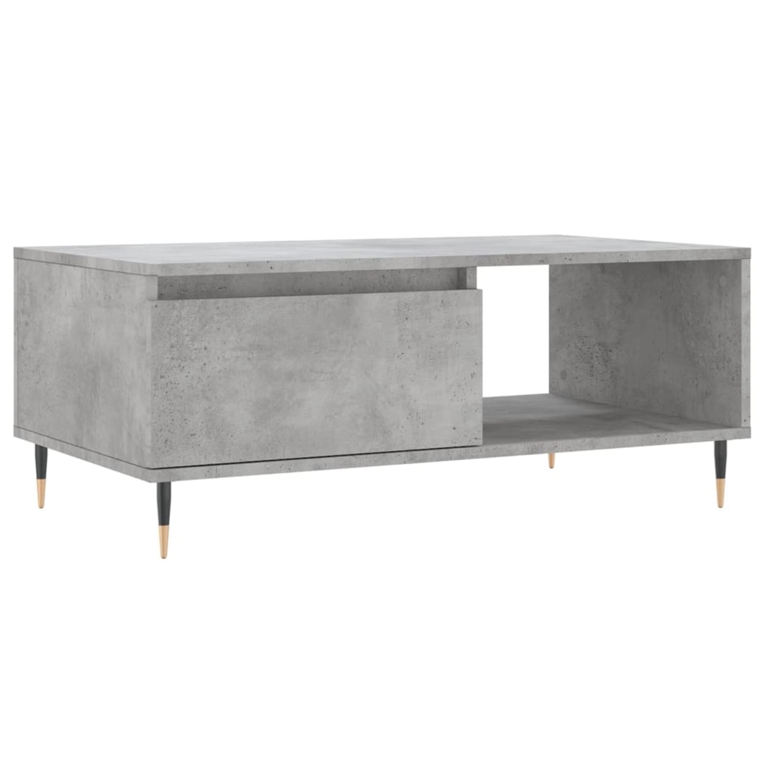 Bild von vidaXL Ablagetisch, Couchtisch Betongrau 90x50x36,5 cm Holzwerkstoff