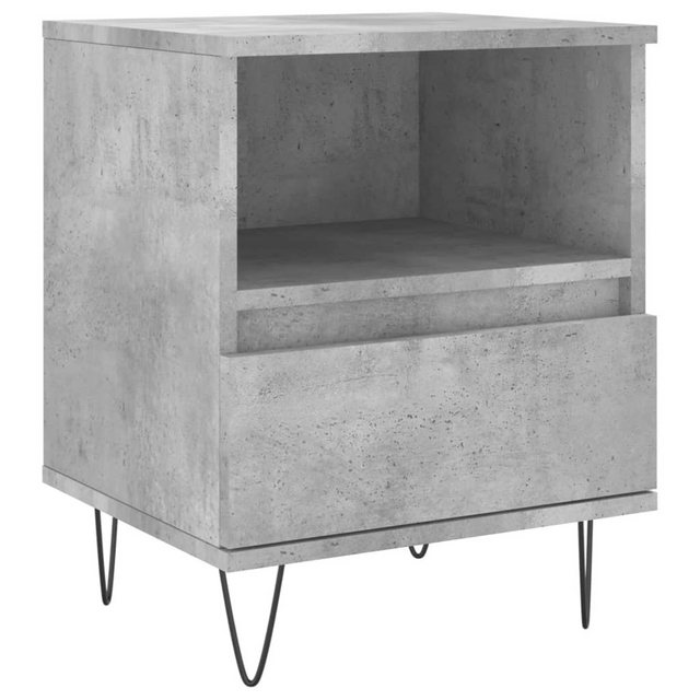 Bild von vidaXL Nachttisch Betongrau 40x35x50 cm Holzwerkstoff Modell 8