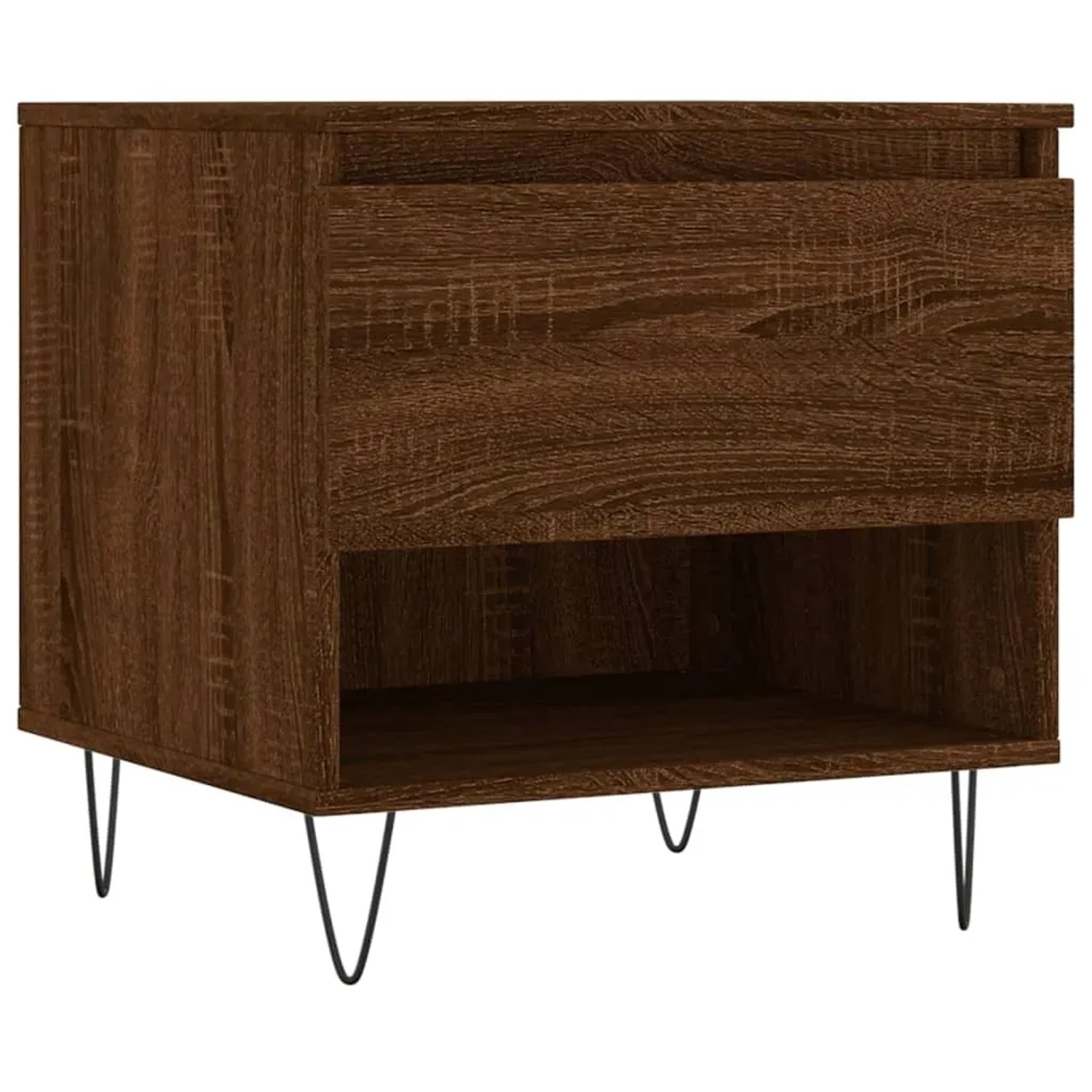 Bild von vidaXL Couchtisch Braun Eichen-Optik 50x46x50 cm Holzwerkstoff Modell 2