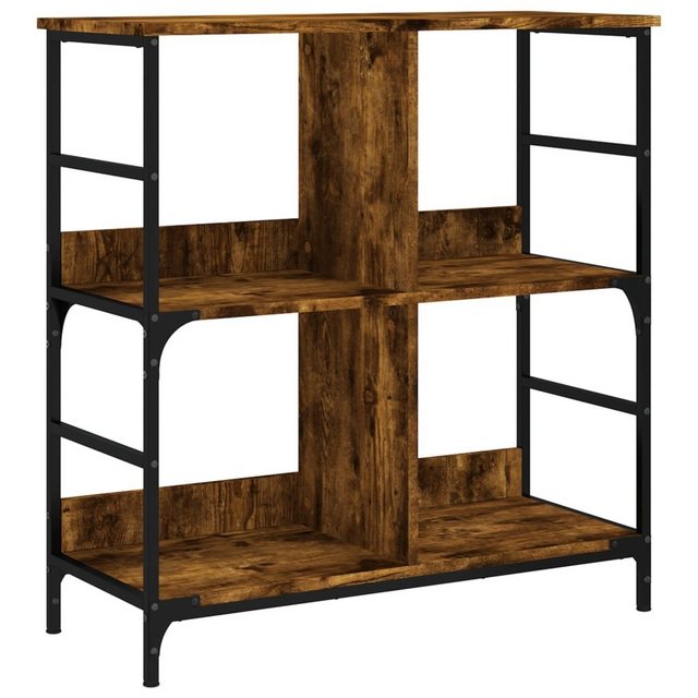 Bild von vidaXL Bücherregal Bücherregal Räuchereiche 78,5x33x82 cm Holzwerkstoff, 1-tlg.