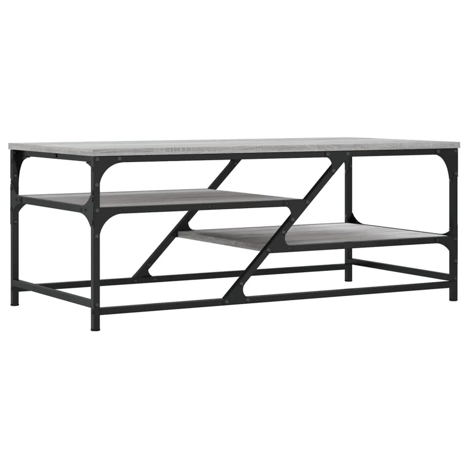 Bild von vidaXL Couchtisch Grau Sonoma 100x49x40 cm Holzwerkstoff