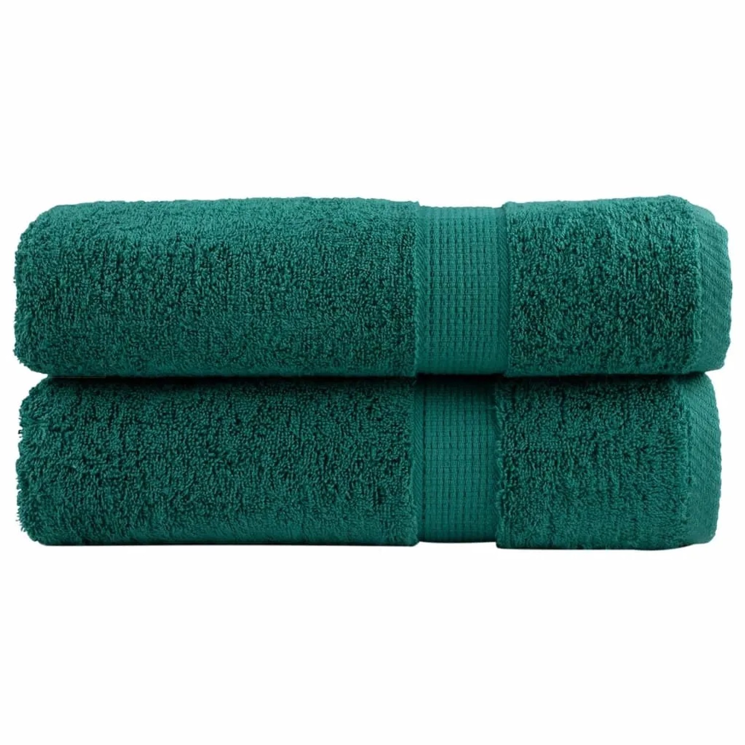 Bild von vidaXL Premium-Handtücher 2 Stk Grün 50x100cm 600 g/m2 100% Baumwolle