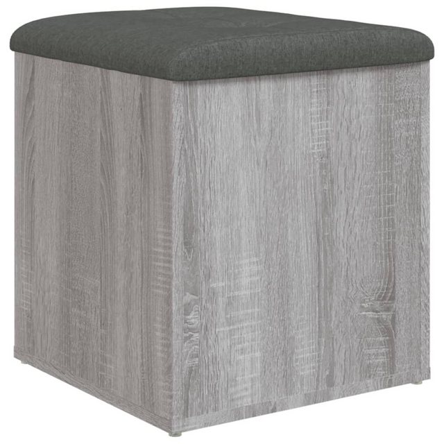 Bild von vidaXL Sitzbank mit Stauraum Grau Sonoma 42x42x45 cm Holzwerkstoff Modell 1