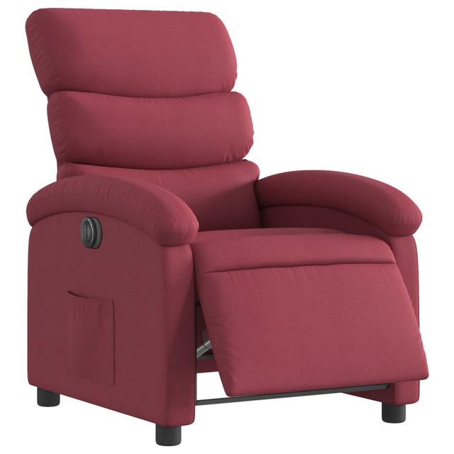 Bild von vidaXL Sessel Relaxsessel Elektrisch Weinrot Stoff (1-St)