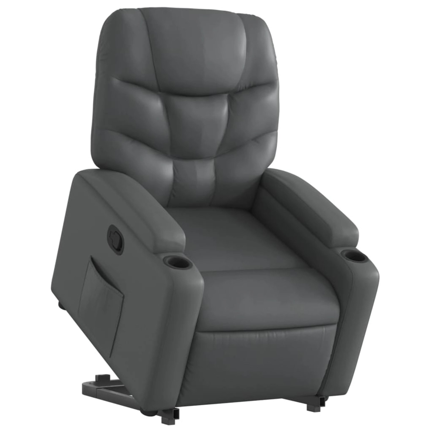 Bild von vidaXL Relaxsessel mit Aufstehhilfe Grau Kunstleder Modell 7