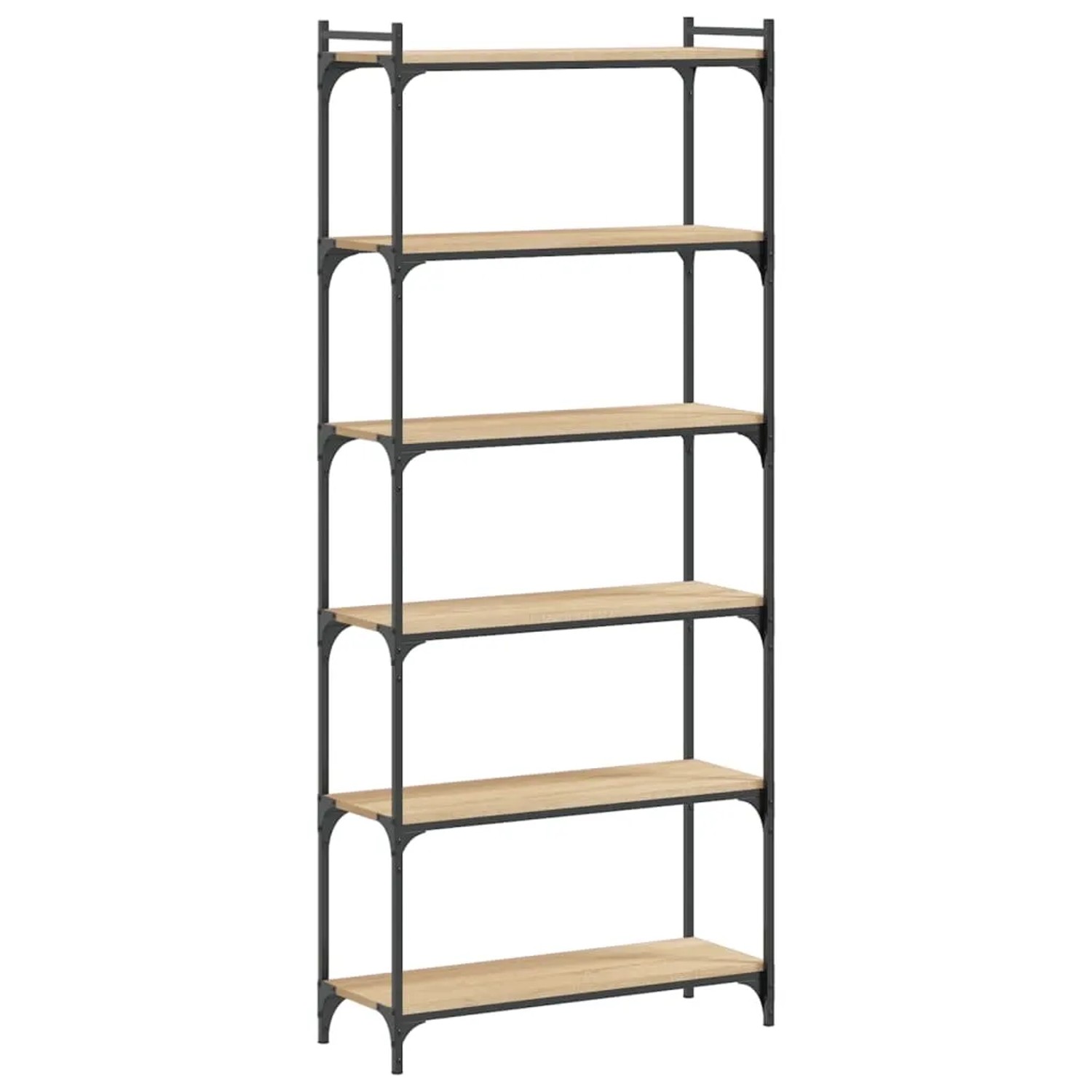 Bild von VidaXL Bücherregal 6 Böden Sonoma-Eiche 80x30x188 cm Holzwerkstoff