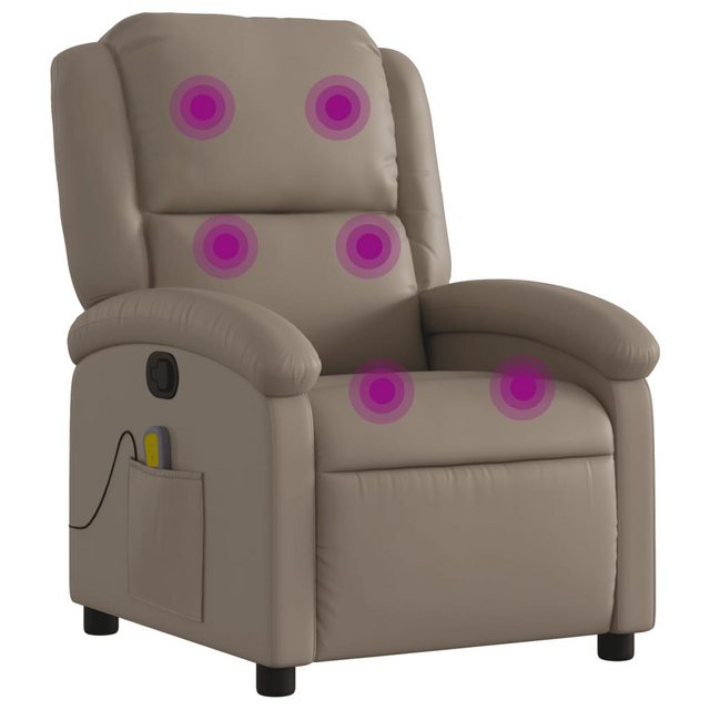 Bild von vidaXL Massagesessel Cappuccino-Braun Kunstleder Modell 7