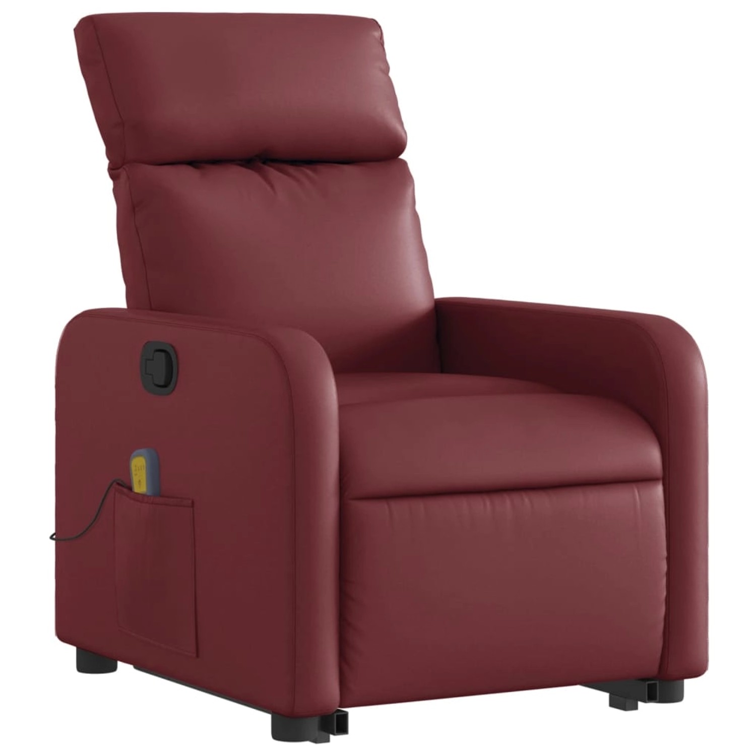 Bild von vidaXL Massagesessel mit Aufstehhilfe Weißrot Kunstleder Modell 10