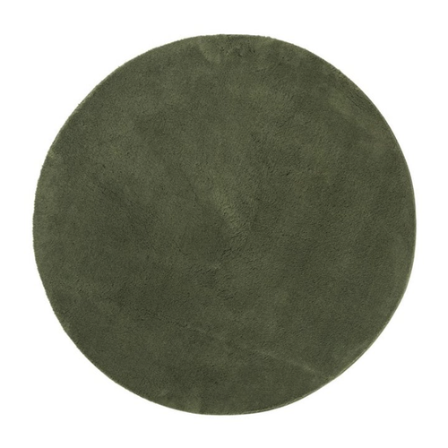 Bild von vidaXL Teppich HUARTE Kurzflor Weich und Waschbar Waldgrün Ø 120 cm