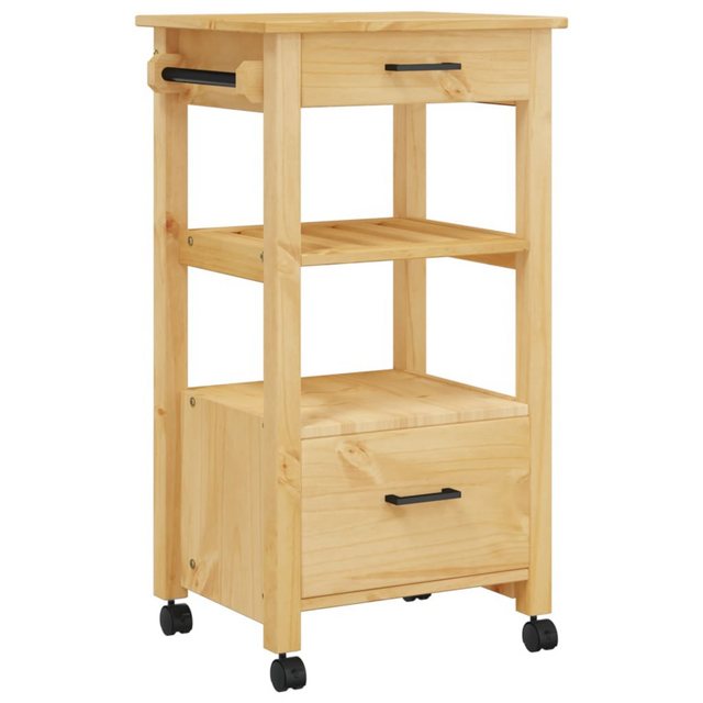 Bild von vidaXL Küchenwagen MONZA 48x40x90 cm Massivholz Kiefer (376082)