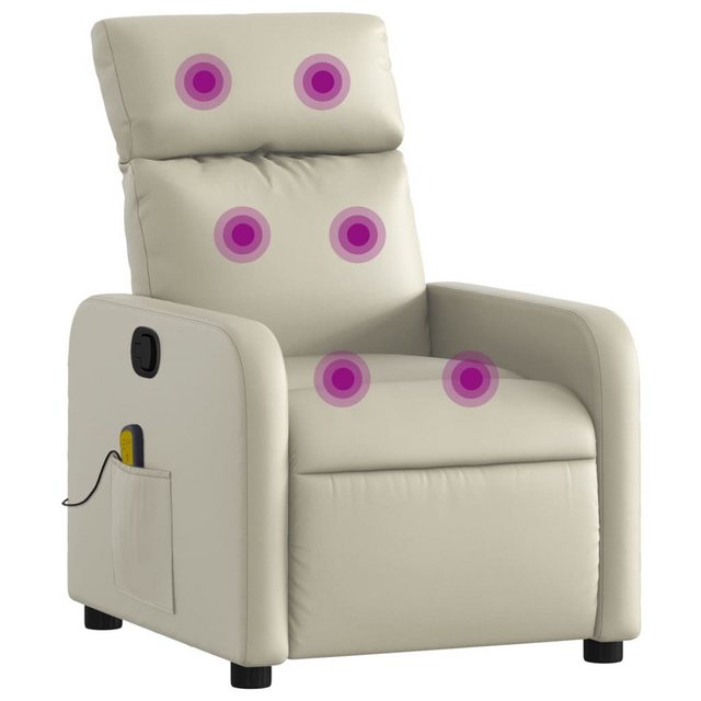 Bild von vidaXL Massagesessel Creme Kunstleder Modell 14