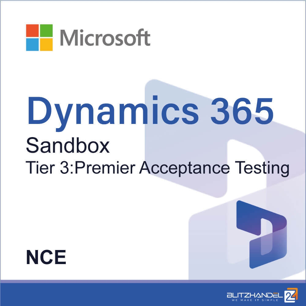 Bild von Dynamics 365 Operations - Sandbox Tier 3:Premier Acceptance Testing