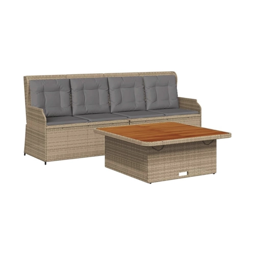 Bild von vidaXL Gartenlounge-Set 3-tlg. - Komfort für deinen Außenbereich
