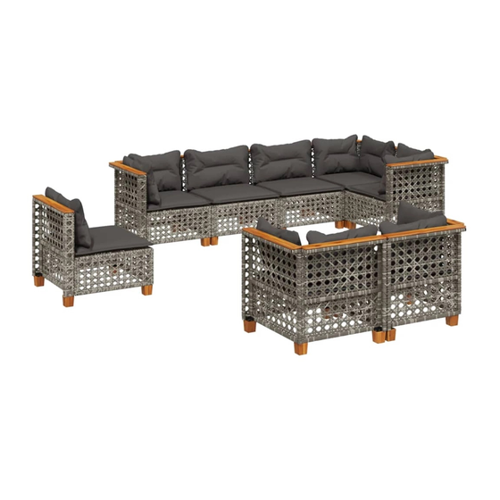 Bild von vidaXL Garten Sofa Garnitur 8-TLG. – Die ideale Sitzgruppe für Garten und Terrasse