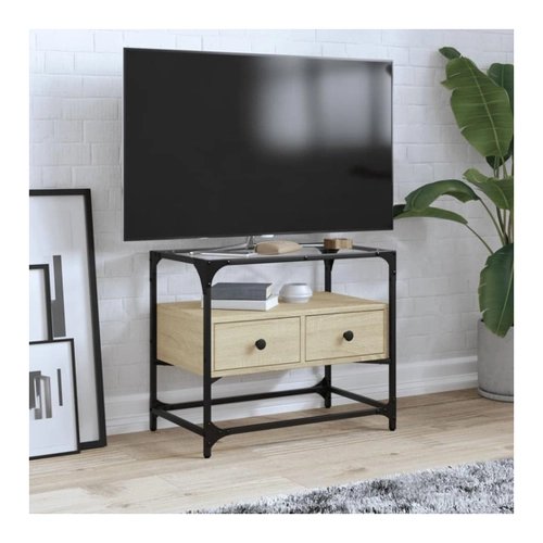 Bild von VidaXL TV Schrank mit Glasplatte – Eleganz und Funktionalität vereint