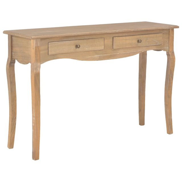 Bild von vidaXL Beistelltisch Konsolentisch mit 2 Schubladen 110x35x76 cm Holzwerkstoff