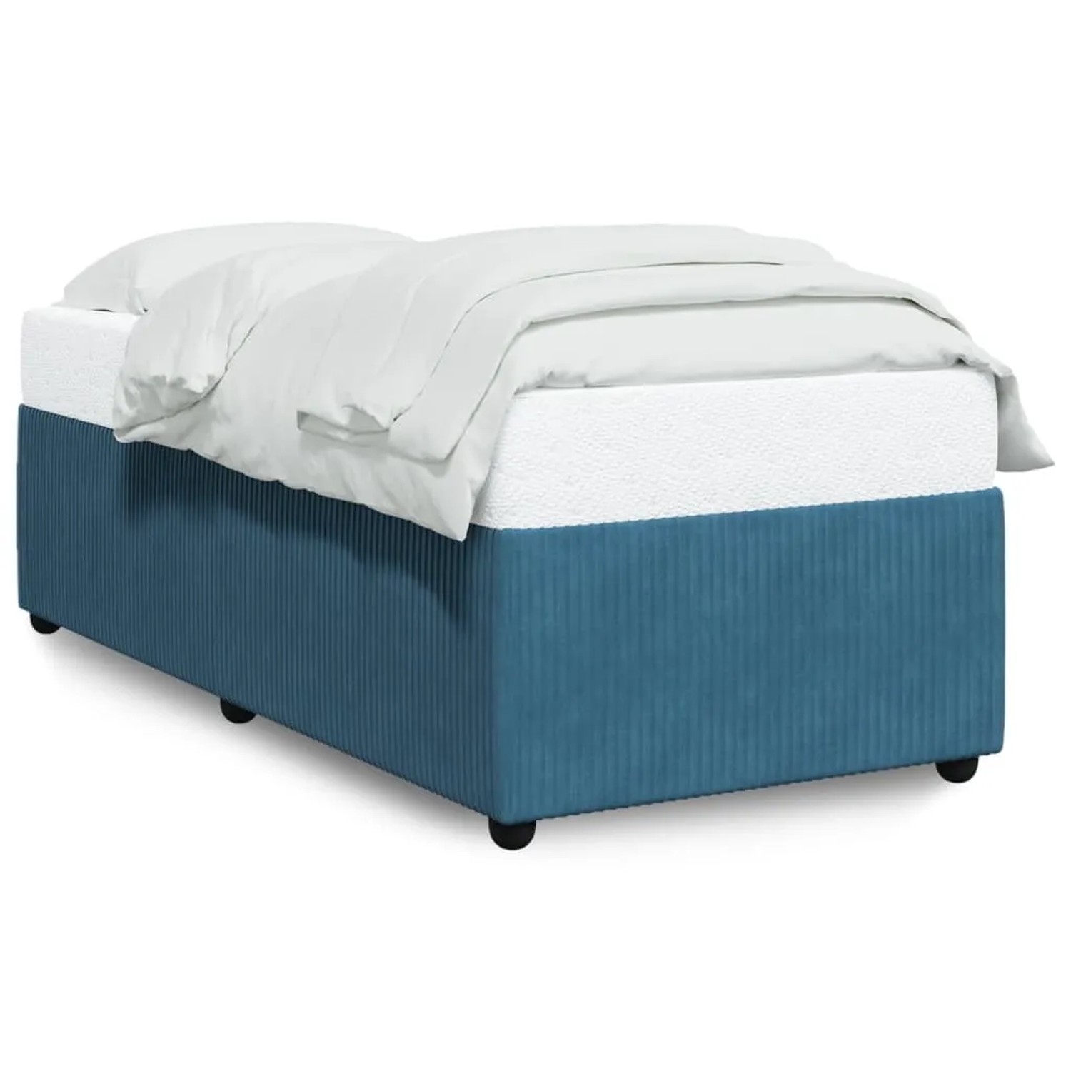 Bild von vidaXL Bettgestell Blau 80x200 cm Samt Modell 12098263