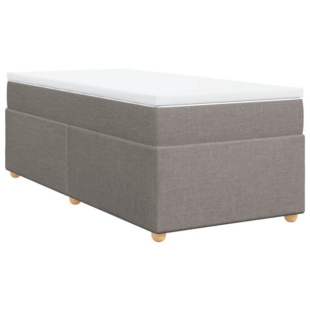 Bild von VidaXL, Bett, Bo x springbett mit Matratze 90 x 200 cm Stoff (90 x 200 cm)