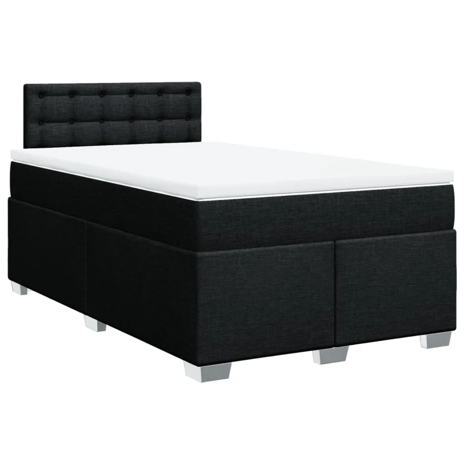 Bild von VidaXL, Bett, Bo x springbett mit Matratze 120 x 200 cm Stoff (120 x 200 cm)