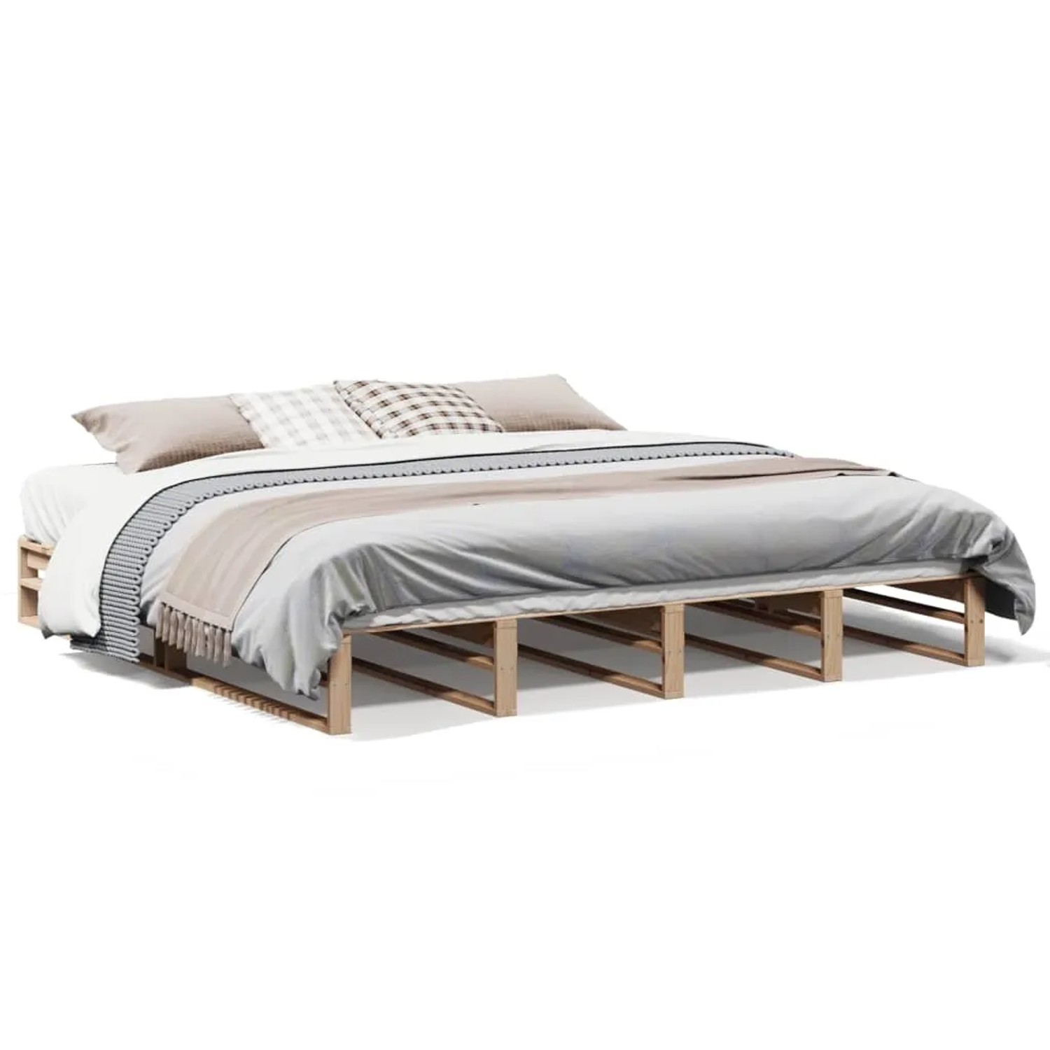 Bild von vidaXL Massivholzbett ohne Matratze 180x200 Kiefernholz2106374