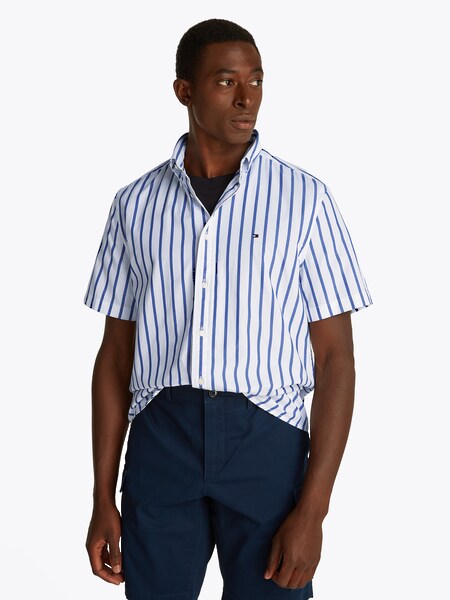 Bild von Tommy Hilfiger Kurzarmhemd »FLEX POPLIN STP SHIRT S/S«