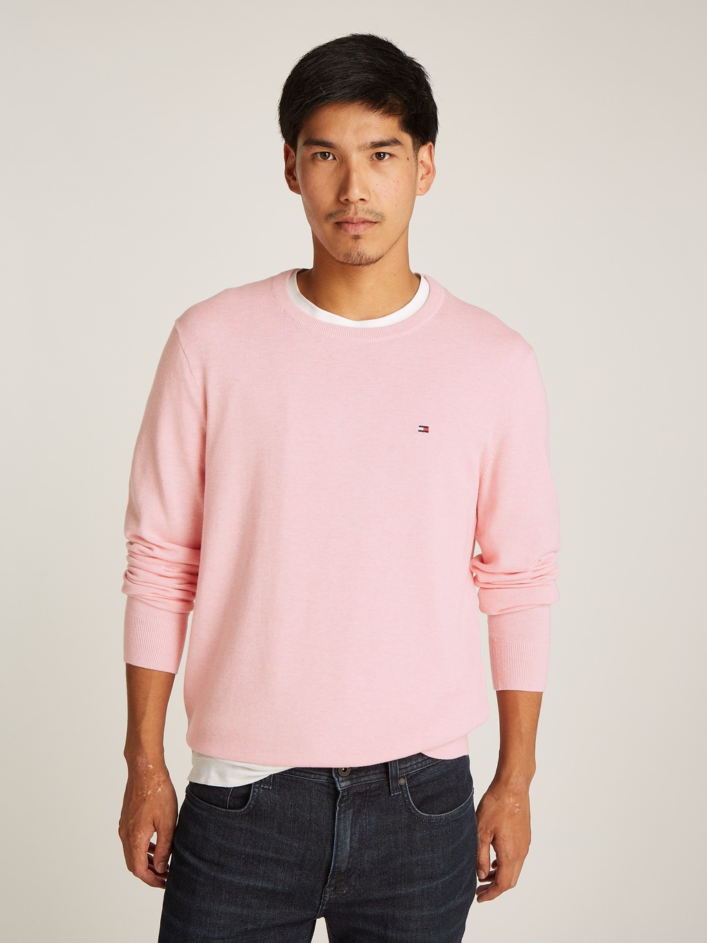 Bild von Tommy Hilfiger Rundhalspullover "ESSENTIAL COTTON CREW NECK"