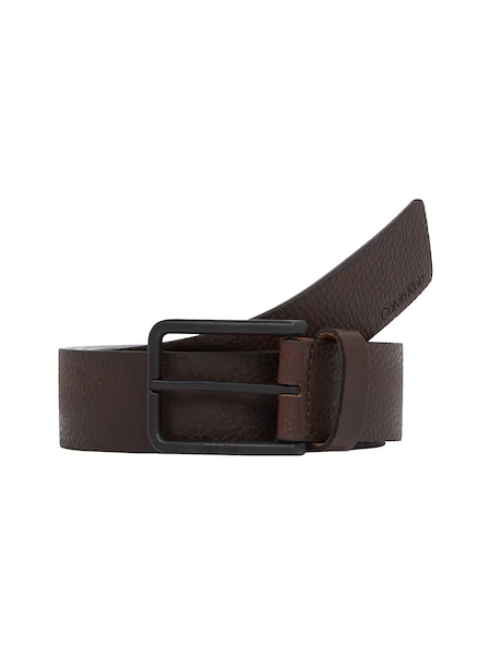 Bild von Calvin Klein Ledergürtel »WARMTH PB 35MM«, Logodruck, Einfachdornschließe