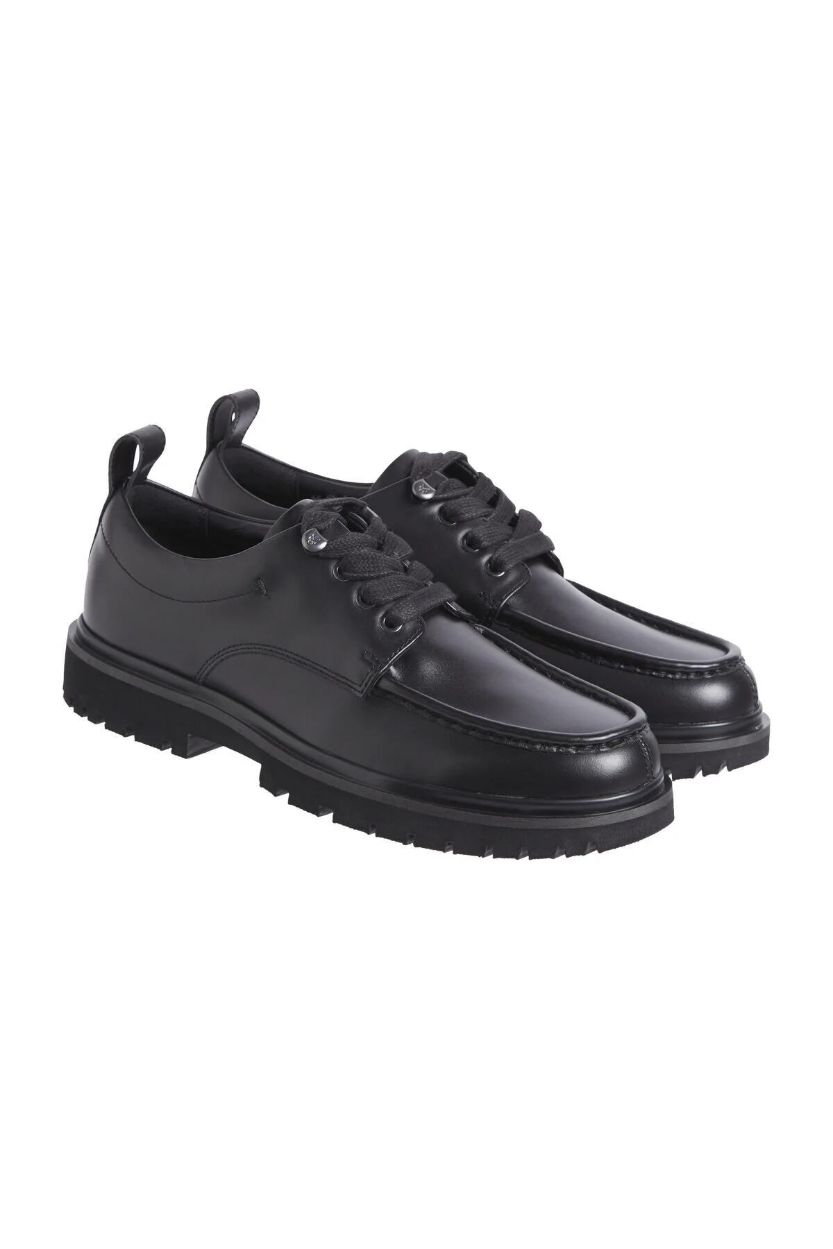 Bild von Lederhalbschuhe mit Ziernaht Modell 'EVA'