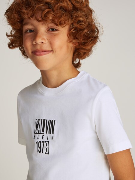 Bild von Calvin Klein Jeans T-Shirt »GOOD LEVEL REGULAR SS T-SHIRT«, mit Logodruck