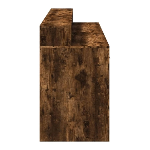 Bild von vidaXL LED Schreibtisch Artisan-Eiche 200x55x91