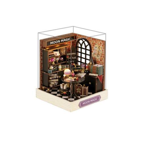 Bild von OKWISH 3D-Puzzle Miniatur Haus Modellbau Bausatz