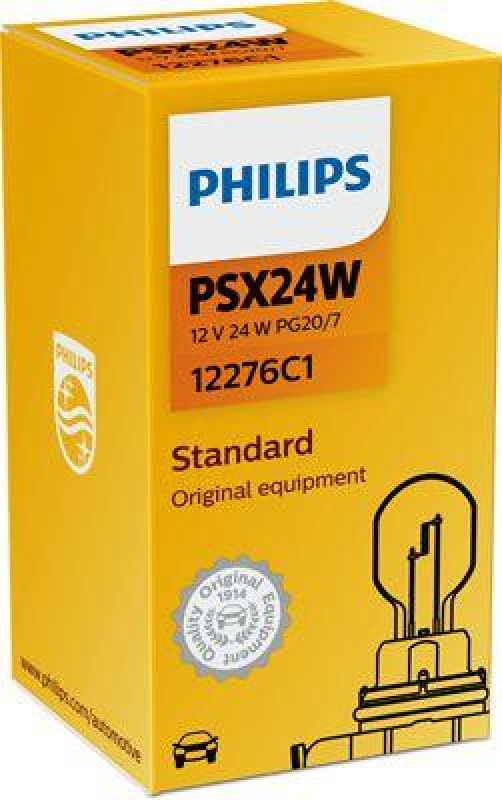 Bild von PHILIPS Glühlampe 12276C1  VW,OPEL,FIAT,Routan Kastenwagen,Astra J GTC (P10),Karl (C16),Freemont (345_),207 (WA_, WC_),207 CC (WD_)