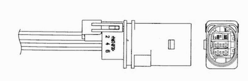 Bild von NGK 1880 Lambdasonde Regelsonde, Lambda Sensor 5 VOLKSWAGEN: Polo IV Hatchback, SKODA: Fabia I Hatchback, Fabia 1 Combi, Fabia I Saloon, SEAT: Ibiza 3