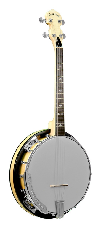 Bild von 4-Saiter Cripple Creek Irland Tenor-Banjo mit Resonator und Tasche