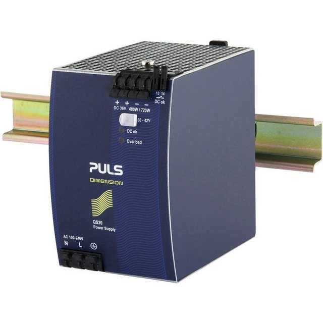 Bild von PULS Dimension QS20.361 Hutschienen-Netzteil (DIN-Rail) 36 V/DC 13A 480W Anzahl Ausgänge:1 x Inhalt
