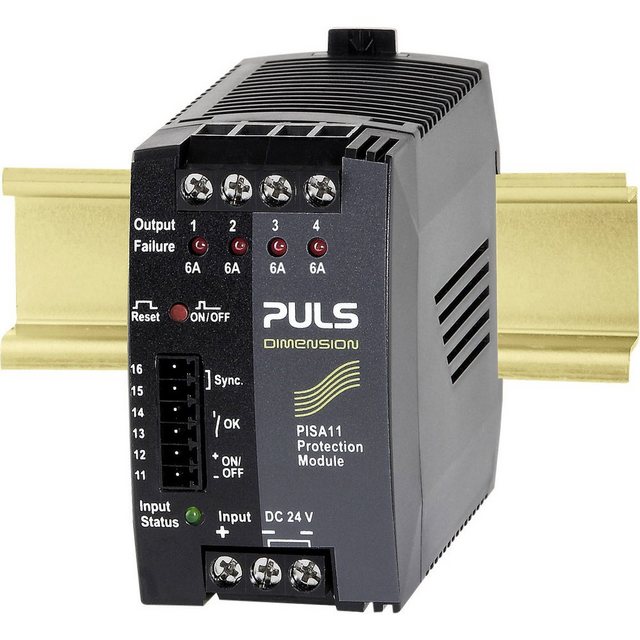 Bild von PULS PULS DIMENSION PISA11.406 Sicherungsmodul 24 V/DC 6 A Anzahl Ausgäng Hutschienen-Netzteil