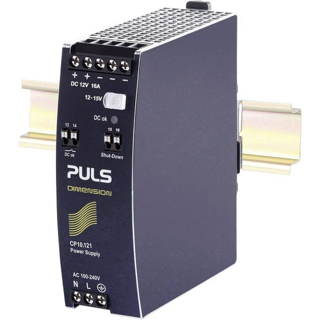 Bild von Puls - CP10.121 Hutschienen-Netzteil (DIN-Rail) 12 v/dc 16 a 192 w Anzahl Ausgänge:1 x Inhalt 1 St.