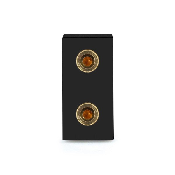 Bild von 1/2 Lautsprecher Anschluss Modul Schwarz LX-MP021-12 LUXUS-TIME
